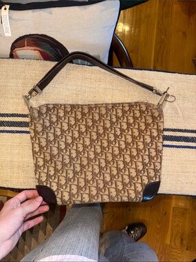 Dior Brown Monogram Shoulder Bag